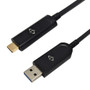 USB 3.1 AOC Type-C Male to Type-A Male Cable 10G 800mA - CMP - Black - 10m