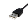 USB 2.0 A Straight Male to Mini-B 5-Pin Right Angle Cable - Black - 3ft