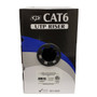 4 Pair CAT6 Solid U/UTP 550Mhz 23AWG CMR Riser Bulk Cable - Grey - 100ft
