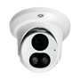5MP Turret IP Camera - Fixed Lens - AI - WDR - Color Night Vision - Microphone - IP67 Rated - 28mm Lens - White