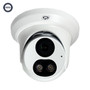 5MP Turret IP Camera - Fixed Lens - AI - WDR - Color Night Vision - Microphone - IP67 Rated - 28mm Lens - White