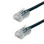 No Boot Custom RJ45 Cat6 550MHz Assembled Patch Cable - Black - 13ft