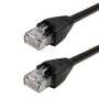 Regular Boot Custom RJ45 CAT5E 350MHz Assembled Patch Cable - Black - 8ft