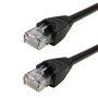 Regular Boot Custom RJ45 Cat6 550MHz Assembled Patch Cable - Black - 17ft