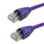 Regular Boot Custom RJ45 CAT5E 350MHz Assembled Patch Cable - Purple - 14ft