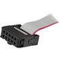 StarTech.com 9 Pin Serial Male to 10 Pin Motherboard Header LP Slot Plate - DB-9 Male Serial - IDC Female - 9 - Gray (PLATE9MLP)