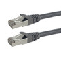 Shielded Custom RJ45 Cat5e 350MHz Assembled Patch Cable - Grey - 4ft