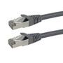 Shielded Custom RJ45 Cat5e 350MHz Assembled Patch Cable - Grey - 9ft