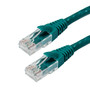 Molded Boot Custom RJ45 Cat5e 350MHz Assembled Patch Cable - Green - 8 inch