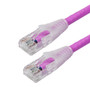 Molded Boot Custom RJ45 Cat5e 350MHz Assembled Patch Cable - Pink - 8 inch