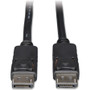 Tripp Lite DisplayPort Cable - 10 ft A/V Cable - First End: 1 x Male - Second End: 1 x DisplayPort Male - Black - 1 Pack (Fleet Network)