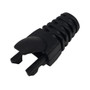 RJ45 Molded Style Cat5e Boots - 5.9mm ID - Pack of 50 - Black