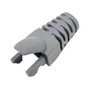 RJ45 Molded Style Cat6 Boots - 6.8mm ID - Pack of 50 - Grey