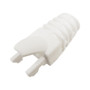RJ45 Molded Style Cat6 Boots - 6.8mm ID - Pack of 50 - White