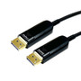 DisplayPort 8K@60Hz AOC Active Optical Cable - 40Gbps V2.0Cable - CMP Plenum Rated - 15ft