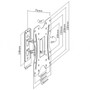 Swivel  Tilt Mount Wall Mount LCD Bracket - Fits Sizes 23-42 inches - Maximum VESA 200x200