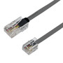 Premium  Cables RJ45 8P8C to RJ11 6P4C Modular Data Cable Straight Through - 10ft