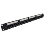 24-Port CAT6A Patch Panel 19 Rackmount 1U - 110 Punch-Down