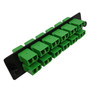 Loaded LGX Adapter Panel with 12x Duplex LCAPC Singlemode - Black