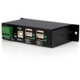 StarTech.com 4-Port Industrial USB 2.0 Hub with ESD Protection - Mountable - Multiport Hub (ST4200USBM) - Add four rugged external USB (Fleet Network)