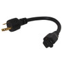 NEMA L5-20P to NEMA 5-20R Power Cable - SJT Jacket