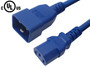 IEC C13 to IEC C20 Power Cable - SJT Jacket 250V 15A - 1ft - Black