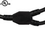 IEC C14 to 2x IEC C19 Power Splitter Cable - SJT - 6ft - 14AWG
