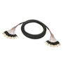 Premium  Cables 14 Inch TRS Male to 14 Inch TRS Male Balanced Analog 16-Channel Snake Cable - 3ft