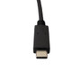USB 3.1 Type-C Male to A Male Cable 10G 3A - USB-IF Certified - Black - 1m