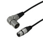 Premium  Cables XLR Microphone Right Angle Male To Female Cable FT4 - 15ft