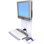 Ergotron StyleView 60-593-216 Lift for Flat Panel Display - White - 24" Screen Support - 13.61 kg Load Capacity (60-593-216)