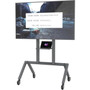 Heckler Design Control Shelf for Heckler AV Cart - 132 Width x 18 Depth x 97 Height - Powder Coated Steel - Black Gray H709-BG