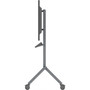 Heckler Design Control Shelf for Heckler AV Cart - 132 Width x 18 Depth x 97 Height - Powder Coated Steel - Black Gray H709-BG