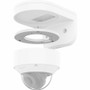 Hanwha Mounting Adapter for Security Camera Dome, Wall Mount - White (SBD-137WMA)