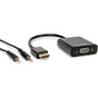 Rocstor Premium HDMI to VGA + 3.5mm Audio Adapter - 3" HDMI/Mini-phone/VGA A/V Cable for Projector, Monitor, Desktop Computer, Tablet, (Y10A187-B1)