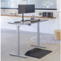Fellowes Cambio Height Adjustable Desk Base - Chrome Top - 79.83 kg Capacity - Adjustable Height - 24.8" to 50.3" Adjustment - 24.4" x (9682001)