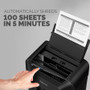 Fellowes AutoMax 100MA Auto Feed Shredder - Continuous Shredder - Micro Cut - 10 Per Pass - for shredding Credit Card, Paper, Paper - (4704001)