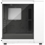 Fractal Design North Computer Case - Mid-tower - Chalk White - Tempered Glass Steel - 5 x Bay - 2 x 551 140 mm x Fans Installed FD-C-NOR1C-04