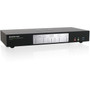 IOGEAR 4-Port 4K Dual View KVMP Switch with HDMI Connection USB 30 Hub and Audio - 4 Computers - 2 Local Users - 4096 x 2160 - 1 GCS1944H