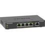 Netgear 5-Port Gigabit Ethernet SOHO Smart Managed Plus PoE Switch with 4-Port PoE+ - 5 Ports - Manageable - 2 Layer Supported - 63 W (Fleet Network)