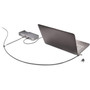 Kensington MicroSaver 20 Keyed Twin Laptop Lock - Keyed Lock - Black - Carbon Steel - For Notebook K65048WW