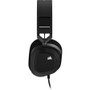Corsair HS80 RGB USB Wired Gaming Headset - Carbon - Stereo - USB Type A - Wired - 32 Kilo Ohm - 20 Hz - 40 kHz - On-ear, - Binaural - (CA-9011237-NA)