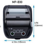 Seiko MP-B30L Mobile Thermal Transfer Printer - Monochrome - LabelReceipt Print - USB - Bluetooth - Near Field Communication NFC - MP-B30L-B46JK1-E9