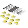 Tripp Lite by Eaton Universal RJ45 Locking Inserts, Yellow, 10 Pack (N2LPLUG-010-YW)