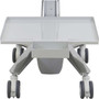 Ergotron SV Front Shelf with Fetal Monitor Shelf - 1089 kg Weight Capacity - Steel - Gray - TAA Compliant 98-417-214