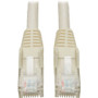 Tripp Lite Cat6 UTP Patch Cable - Category 6 - 5ft - 1 x RJ-45 Male - 1 x RJ-45 Male - White (Fleet Network)