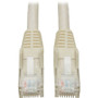 Tripp Lite Cat6 UTP Patch Cable - Category 6 - 7ft - 1 x RJ-45 Male - 1 x RJ-45 Male - White (Fleet Network)