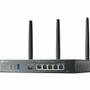 TP-Link ER706W Wi-Fi 6 IEEE 802.11 a/b/g/n/ac/ax Ethernet Wireless Router - Dual Band - 2.40 GHz ISM Band - 5 GHz UNII Band - 3 x x - (ER706W)