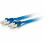 C2G 6ft 18m Cat6a Snagless Shielded STP Ethernet Network Patch Cable - Blue - 6 ft Category 6a Network Cable for Network Device 00677