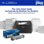 Brother HLL2460DW Desktop Wired Laser Printer - Monochrome - 36 ppm Mono - 1200 x 1200 dpi Print - Automatic Duplex Print - 250 Sheets (HLL2460DW)